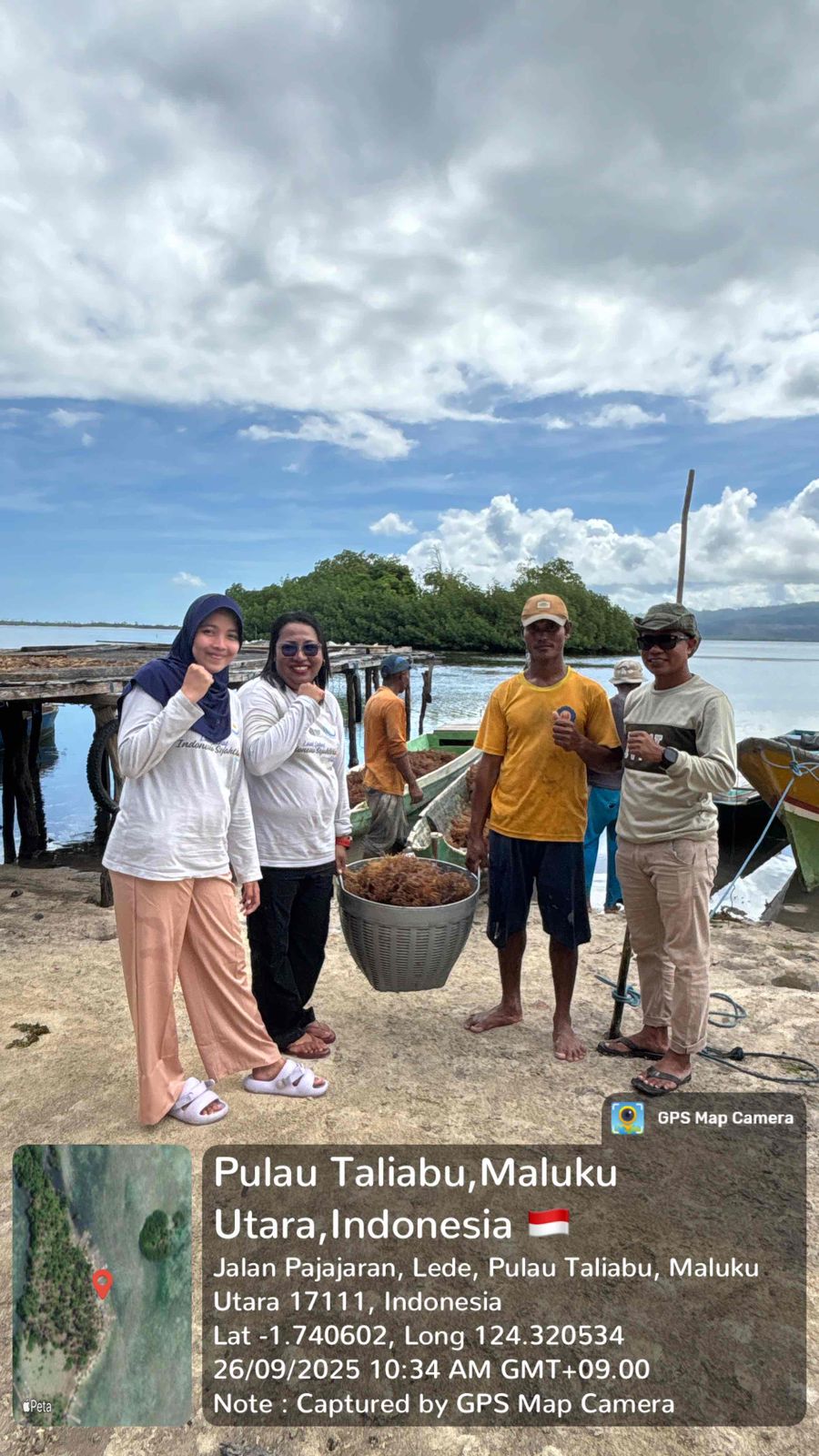 Distribusi Bantuan Bibit Rumput Laut di Kabupaten Pulau Taliabu