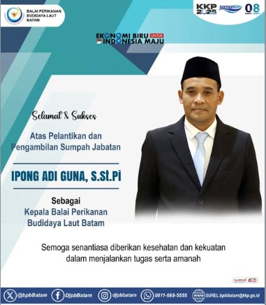 Ucapan Selamat Atas Pelantikan Bapak Ipong Adi Guna