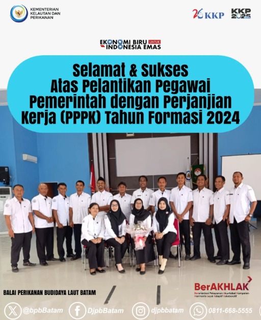 Ucapan Selamat kepada PPPK Bpbl Batam