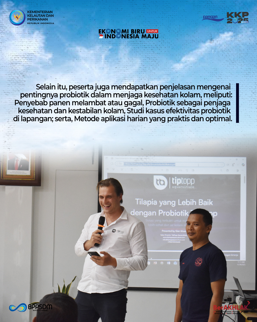 Inovasi Cerdas Budidaya Berkualitas, BRPI Bersama Mitra Selenggarakan Bimtek Budidaya Ikan pada Ajang Temu Insan Budidaya Ikan