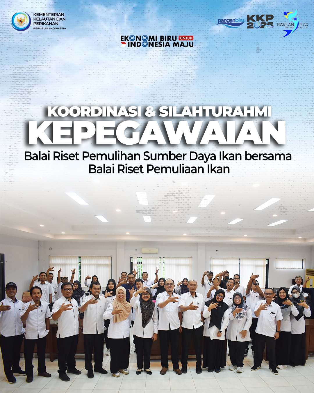 Koordinasi kepegawaiaN lingkungan Kementerian Kelautan dan Perikanan.