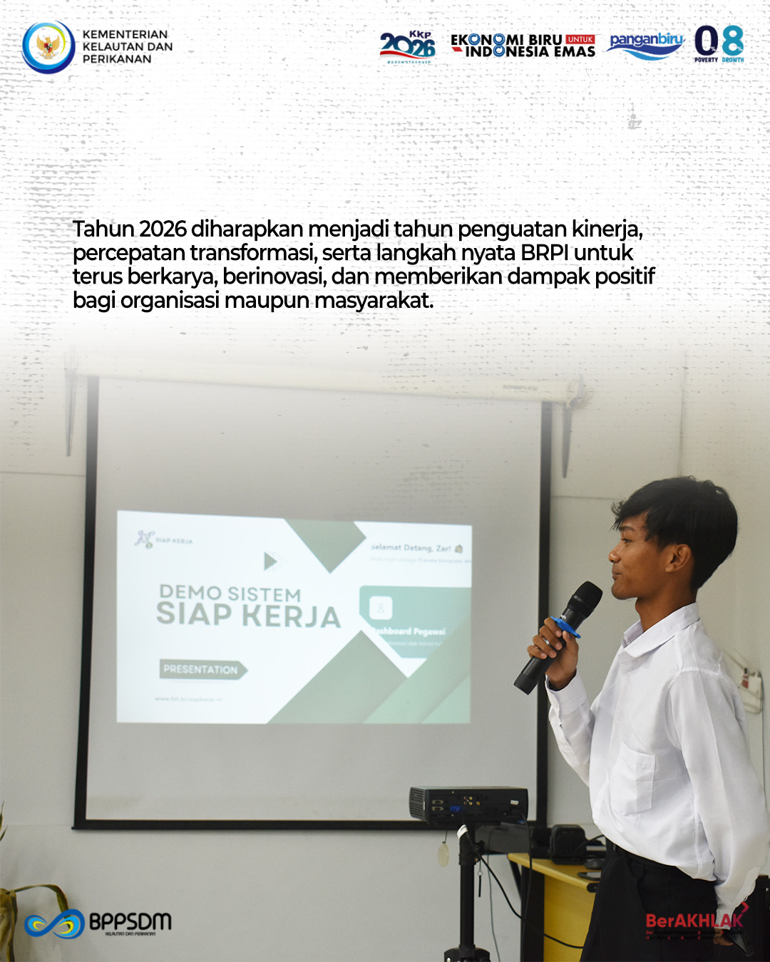 Awal Tahun 2026 Energi Baru Untuk Prestasi Berkelanjutan, Rapat Pegawai Lingkup Balai Riset Pemuliaan Ikan