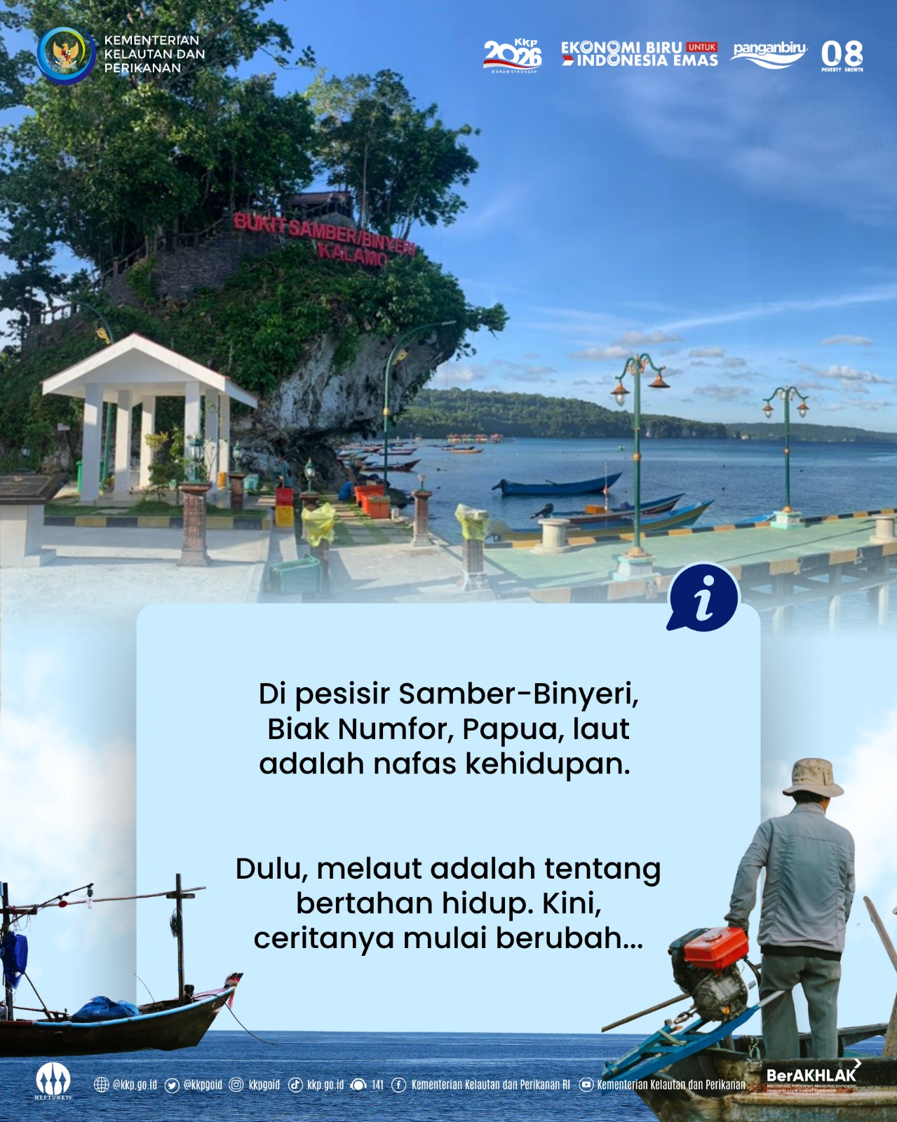 KNMP Tingkatkan Produktivitas Nelayan Samber Binyeri Biak