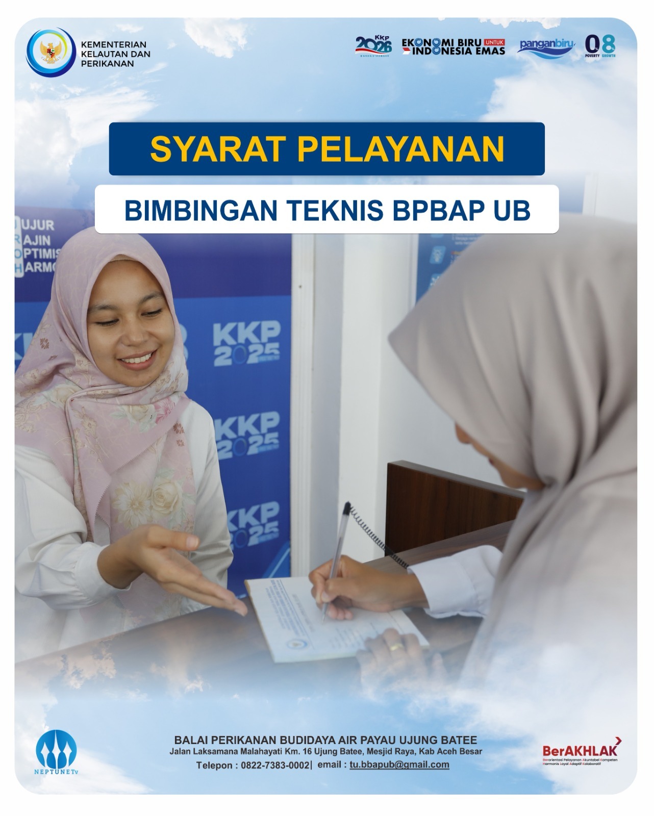 Syarat Pelayanan Bimbingan Teknis di BPBAP Ujung Batee