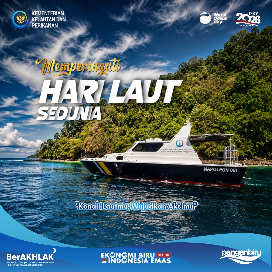 SELAMAT HARI LAUT SEDUNIA, 8 JUNI 2026
