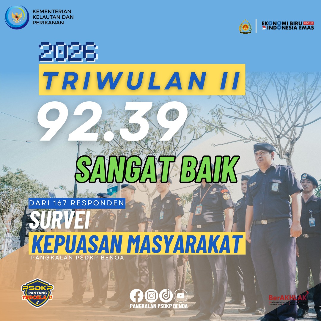 Survei Kepuasan Mayarakat Pangkalan PSDKP Benoa Triwulan II Tahun 2026