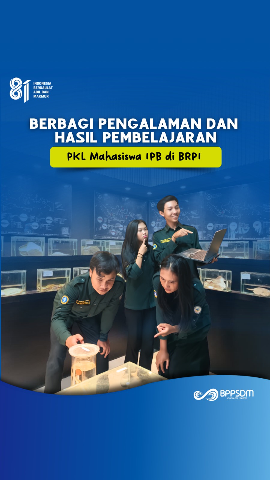 Berbagi Pengalaman Dan Hasil Pembelajaran, PKL Mahasiswa IPB Di BRPI