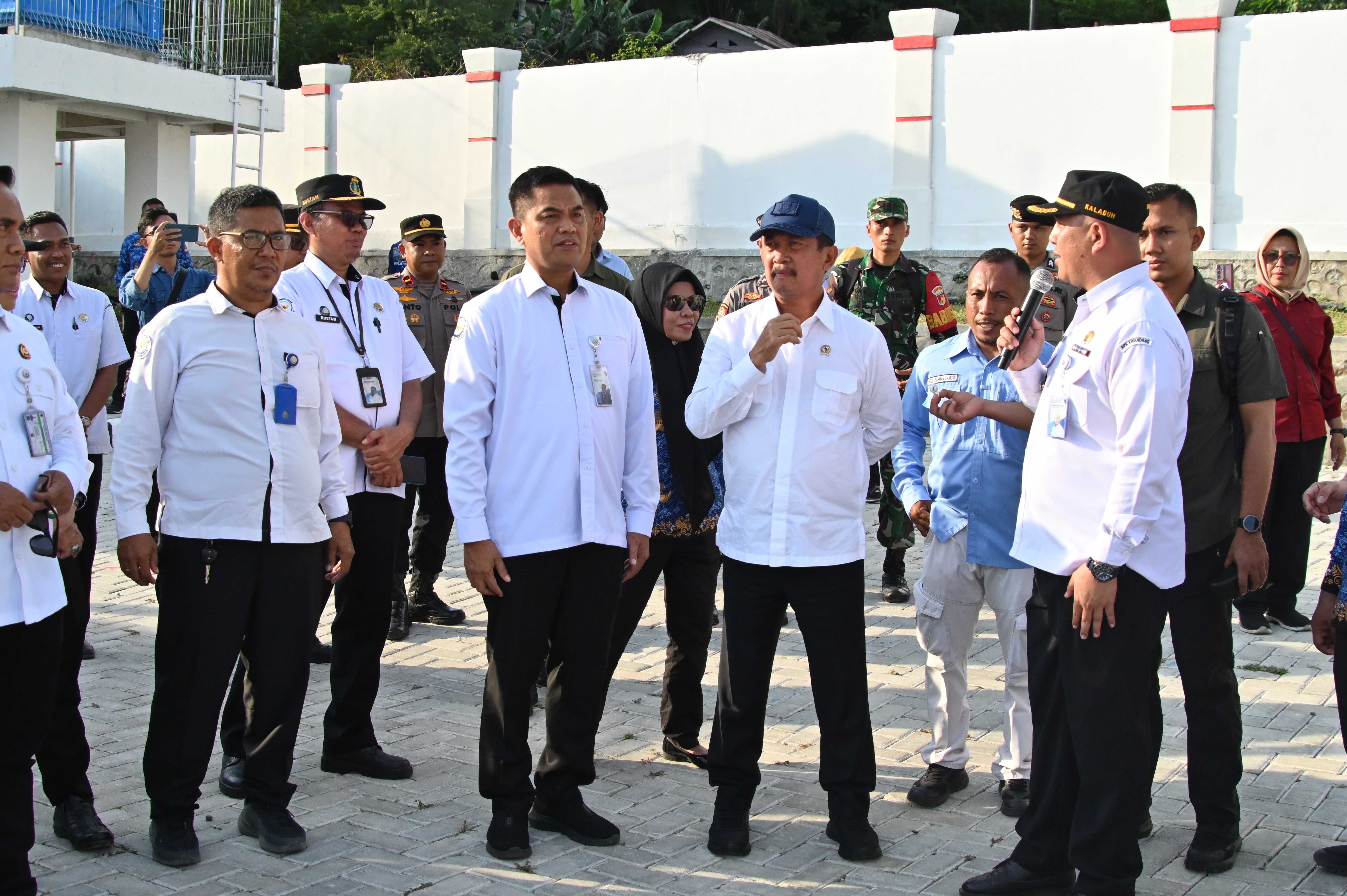 Kunjungan Menteri Kelautan dan Perikanan di KNMP Leato Selatan Gorontalo