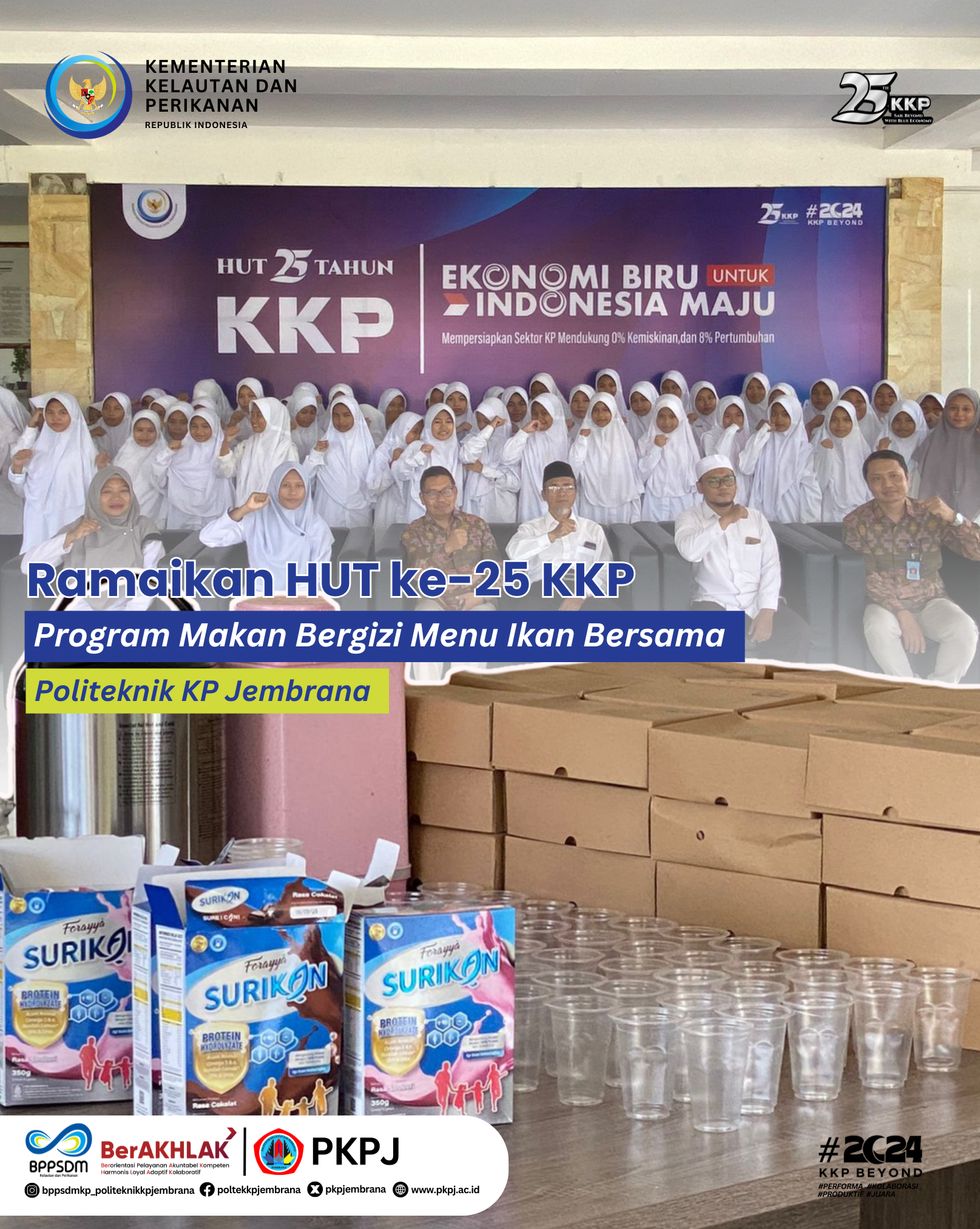 Gerakan Makan Ikan Dan Minum Susu Ikan