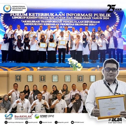 Penghargaan sebagai unit kerja berpredikat INFORMATIF