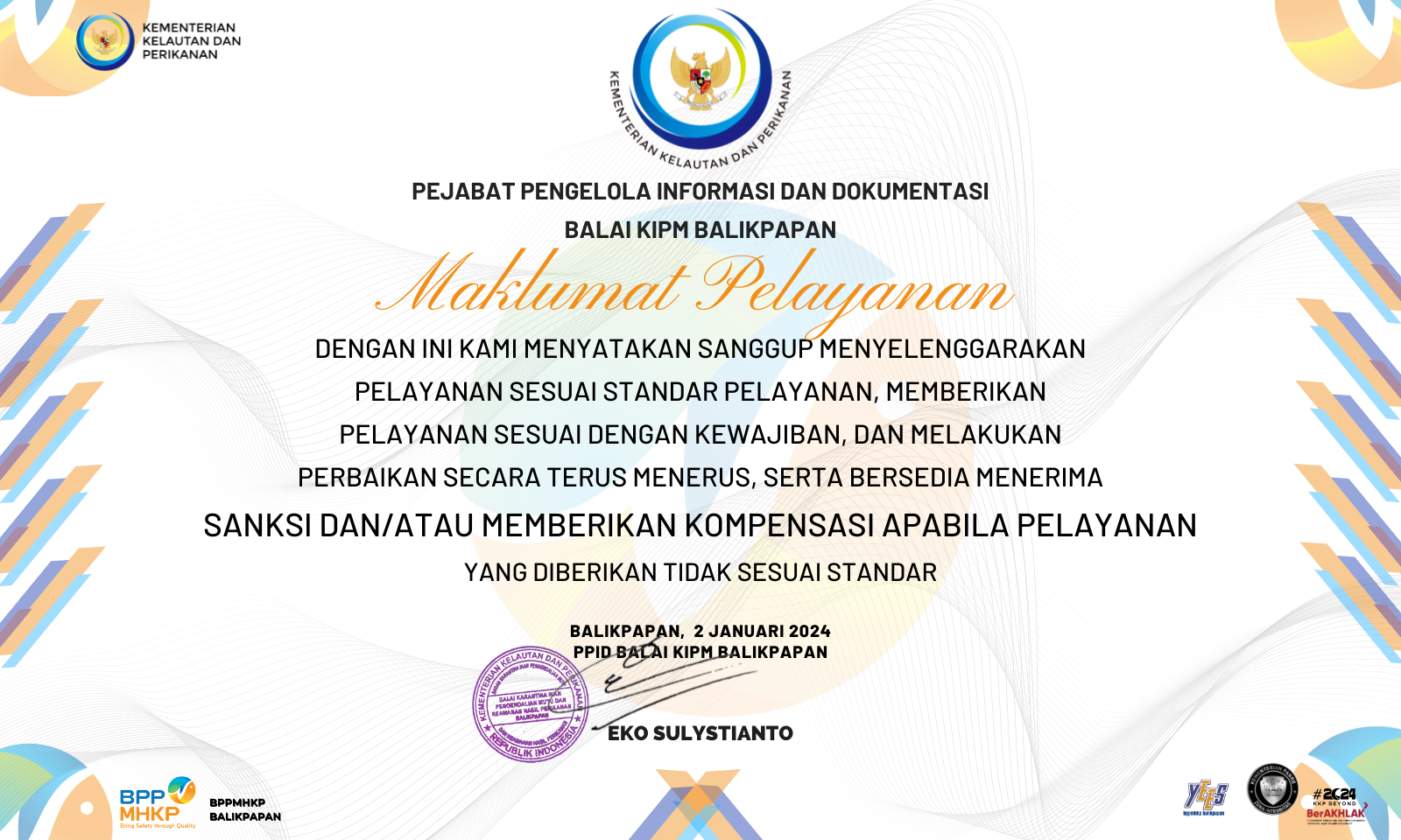 Maklumat Pelayanan