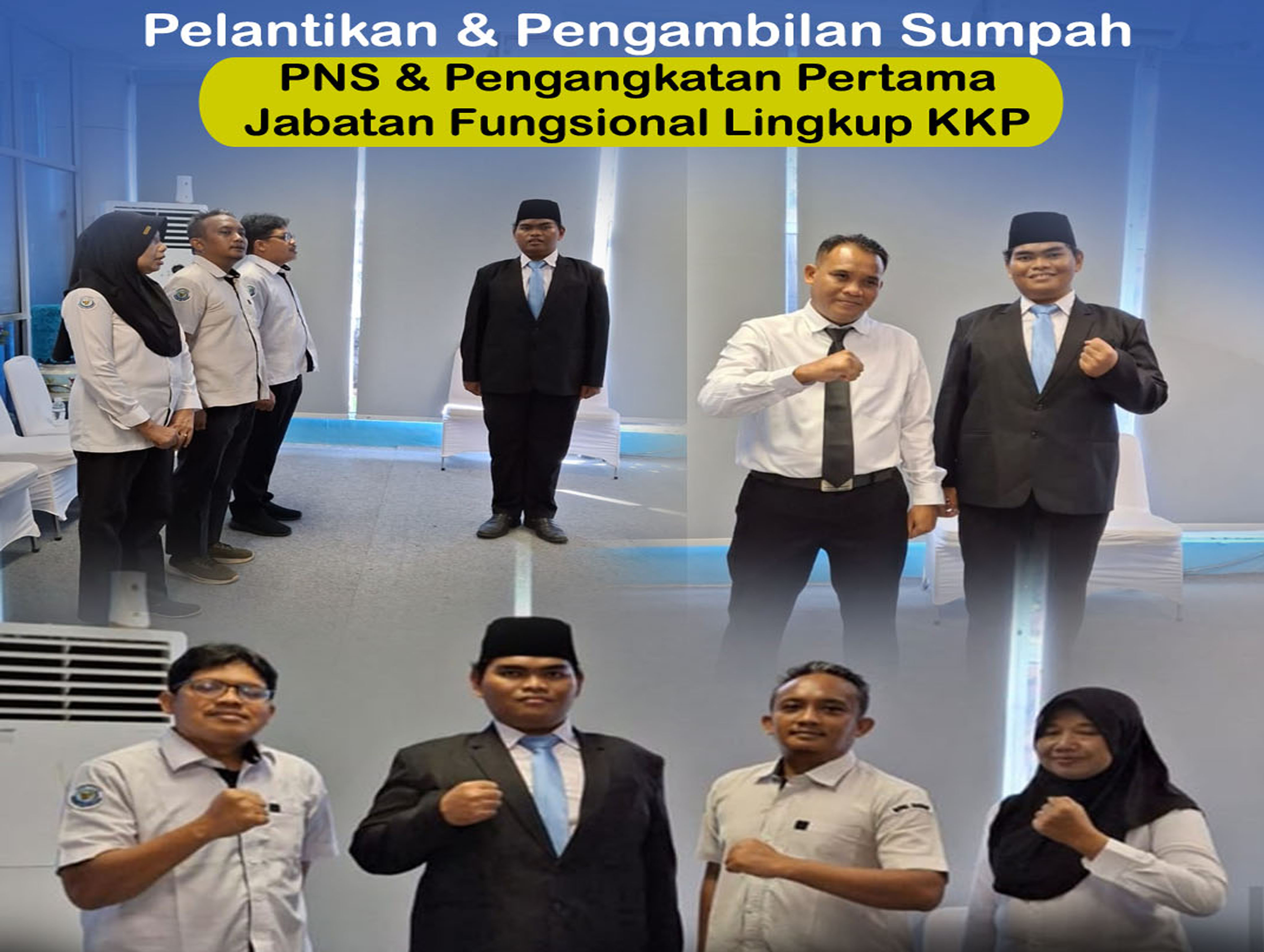 Pelantikan dan Pengambilan Sumpah PNS dan Pengangkatan Pertama Jabfung Lingkup KKP