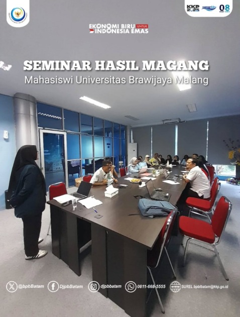 Seminar hasil magang Mahasiswi Universitas Brawijaya Malang, An. Admyra Nur Aleyda