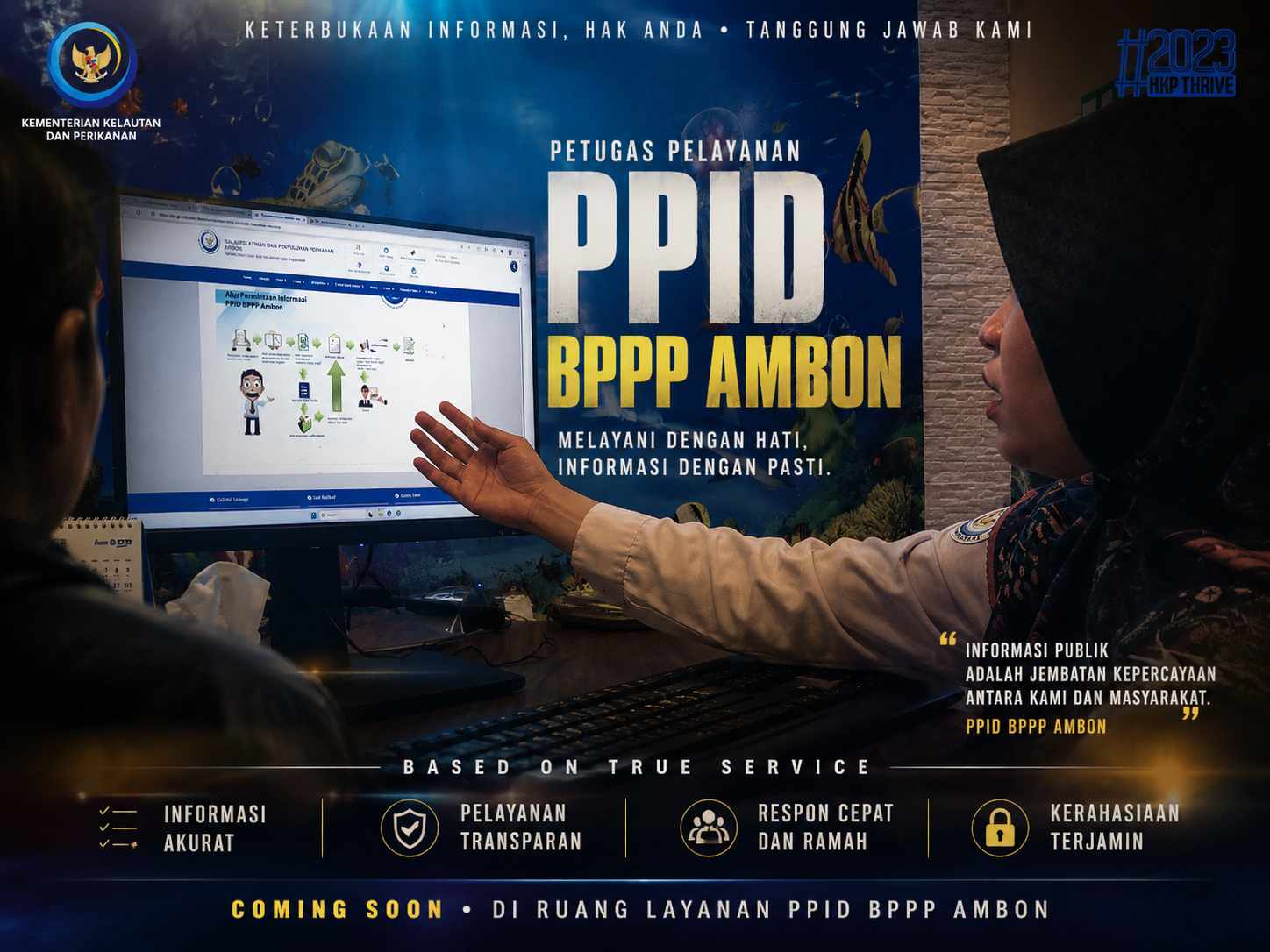 Informasi mengenai kegiatan pelayanan Informasi Publik