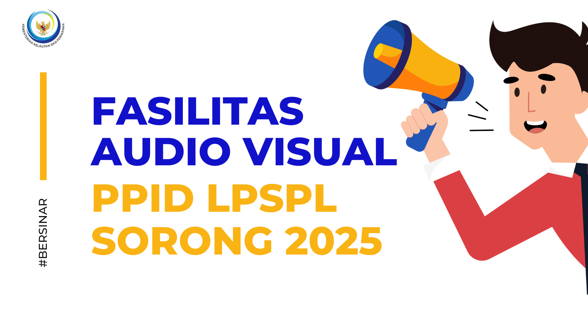 Fasilitas Audio Visual Layanan Informasi Publik LPSPL Sorong